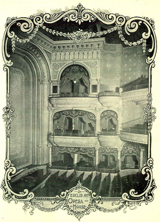 1885年欧几里得大道歌剧院内部
