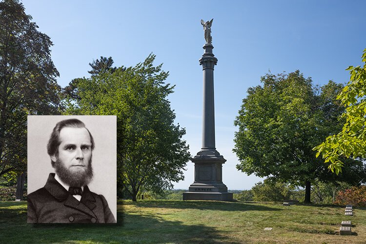 这座纪念碑是为了纪念杰普塔·韦德(1811-1890)，实业家、慈善家和西联电报的创始人之一。