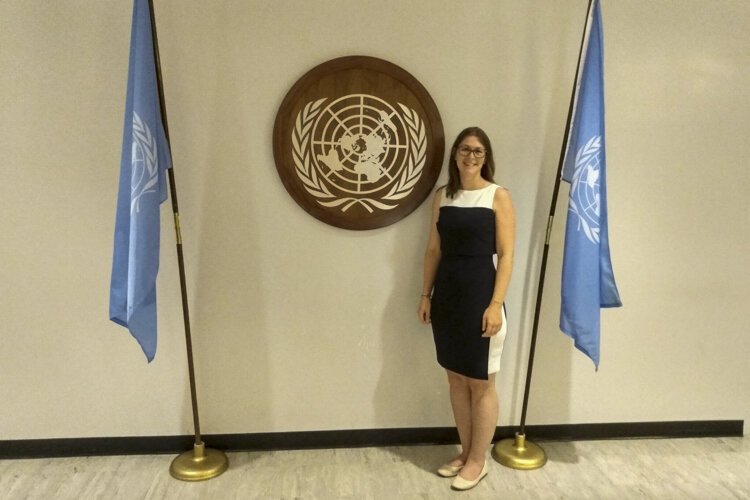 埃琳娜·斯塔肖是入选参加联合国青年气候峰会的500名青年领袖之一。