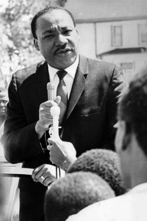 1967年，马丁·路德·金博士在洛克菲勒公园，东大道和Superior大街发表演讲。——克利夫兰记忆计划